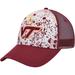 Men's Colosseum Gray/Maroon Virginia Tech Hokies Love Fern Trucker Snapback Hat