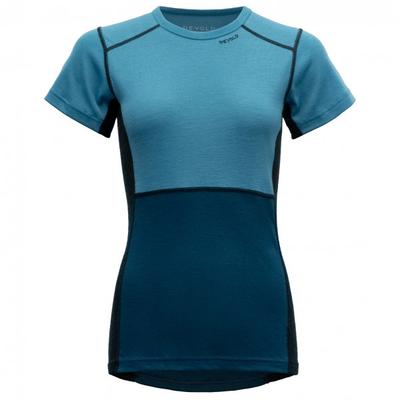 Devold - Women's Lauparen T-Shirt - Merinounterwäsche Gr L blau