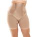 Plus Size Women's Power Shaper Firm Control Long Leg Shaper by Secret Solutions in Nude (Size 2X) Body Shaper