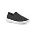 Women's Unit Sneaker by White Mountain in Black Fabric (Size 7 1/2 M)