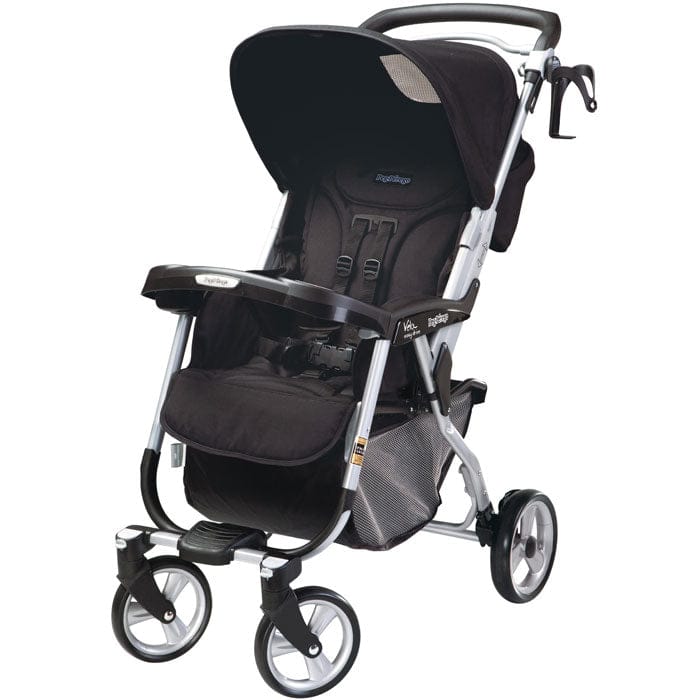 Peg Perego Vela Easy Drive Lightweight Compact Stroller - Nero