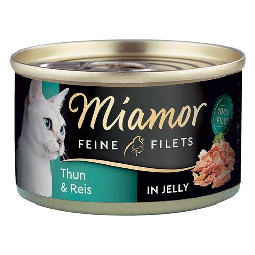 24 x 100g Thunfisch & Reis in Jelly Miamor Katzenfutter nass