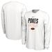 Nike White Oklahoma State Cowboys 2023 On Court Bench Long Sleeve T-Shirt