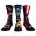 Unisex Rock Em Socks Darth Vader Star Wars Three-Pack Crew Set