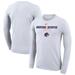 Nike White Boise State Broncos 2023 On Court Bench Long Sleeve T-Shirt