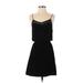 Express Casual Dress - DropWaist: Black Solid Dresses - Women's Size X-Small