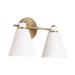 Capital Lighting Fixture Company Bradley 15 Inch 2 Light Bath Vanity Light - 150121AW