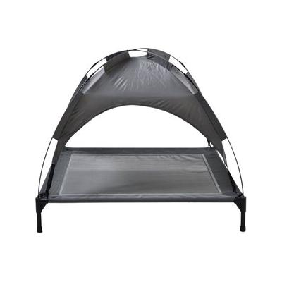 Max & Marlow Go Gear Outdoor Elevated Cat & Dog Bed Mat, Gray, Medium