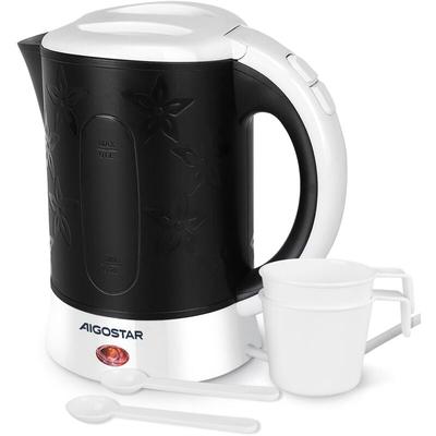 Aigostar - Mini Wasserkocher Klein 0,6 Liter Reisewasserkocher 650W, Camping Kleiner Wasserkocher