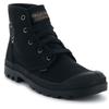Schnürboots PALLADIUM "PAMPA HI", Gr. 41, schwarz, Textil, sportlich, Schuhe, Schnürstiefel, Schnürstiefelette aus Canvas