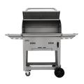 Bull Outdoor Products 55" Charcoal Grill w/ Side Shelves Stainless Steel in Gray | 46.5 H x 55 W x 24 D in | Wayfair 88000