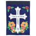 Dicksons Inc I Can Do All Things 2-Sided Polyester 18 x 13 in. Garden Flag in Blue/Green/White | 18 H x 13 W in | Wayfair FLAG-2122