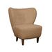 Wingback Chair - Edgecombe Furniture 31" W Tufted Polyester Wingback Chair Polyester in Brown | 34 H x 31 W x 32 D in | Wayfair 42681USHETOA