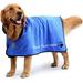 Personalized Passion Personalized Dog Bathrobe Towel w/ Name & Paw-Dog Bath Robe for Custom Pet Bathrobe for Dogs Fleece/ | 37.008 W in | Wayfair