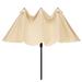 Arlmont & Co. Myrical 9' x 15' Rectangular Market Umbrella Metal in Brown | 97.2 H x 108 W x 180 D in | Wayfair 32810F8D1F304AA790C74BFFCF868130