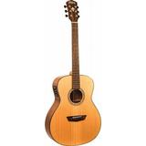 Washburn Woodline Model WLO100SWEK Acoustic Electric Solid Wood Guitar with Case