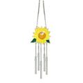 wendunide home decor beautiful sunflower window siding decorative with chains for home decor home decor wind chime ornament b