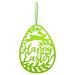 JeashCHAT Easter Hanging Eggs Door Decorations Happy Easter Ornaments Favors Supplie clearance