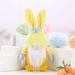 lulshou Easter Decorations Gnome Easter Decorations Handmade Easter Bunny Gnomes Plush Ornaments Bunny Easter Gnomes For -Table Decoration Easter Decor on Clearance