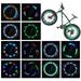 Hibibud LED Bike Wheel Lights Waterproof Bicycle Wheel Lights Ultra Bright Bike Spoke Lights Bike Tire Lights Safety Adult Kids Bike Accessories Cool 14 LED 30 Patterns Bike Lights for Wheels(1 Pack)