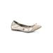 Wide Width Women's Sunnyside II Flat by White Mountain in Antique Gold Multi (Size 8 1/2 W)