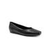 Women's Vellore Ballerina Flat by SoftWalk in Black (Size 7 1/2 M)