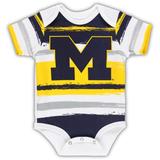 Newborn & Infant White Michigan Wolverines Team Favorite Bodysuit
