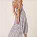 Anthropologie Dresses | Anthropologie Hutch Purple Floral Dress High Low Wrap Strappy Cross Back Xxs New | Color: Purple | Size: Xxs