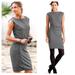 Athleta Dresses | Athleta Westwood Sleeveless Ruched Dress S Gray Modal Wool Jersey Knit Casual | Color: Gray | Size: S