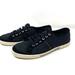 Coach Shoes | Coach Men's Signature Lace Up Skater Flat Bottom Canvas Sneaker Size 8.5m | Color: Black | Size: 8.5