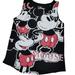 Disney Tops | Disney Mickey Mouse Swing Tank Top Sz M 7 9 | Color: Black/White | Size: M