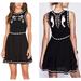 Free People Dresses | Free People Birds Of A Feather Dress Embroidery 8 Anthropologie Festival | Color: Black/White | Size: 8