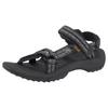 Sandale TEVA "Terra Fi Lite", Gr. 40, grau (schwarz), Textil, gemustert, sportlich, Schuhe Outdoorsandale Riemchensandale Sandale, mit Klettverschluss