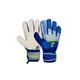 Torwarthandschuhe REUSCH "Attrakt Solid" Gr. 9,5, grau (grau, blau) Damen Handschuhe Sporthandschuhe