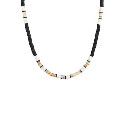 KUZZOI - Herren Heishi Beads Vintage Surfer 925 Silber Herrenschmuck 1 ct (42.49 € / 1 ct) Image