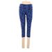 LA Gear Yoga Pants - Mid/Reg Rise: Blue Activewear - Women's Size Medium