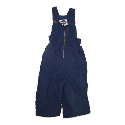 New Legends Snow Pants With Bib - Elastic: Blue Sporting & Activewear - Kids Girl's Size 5
