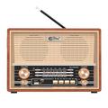 Artudatech Vintage Retro Decorative Radio in Brown/Green | 6 H x 12.8 W x 8.4 D in | Wayfair E202-A010