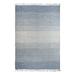 White 60 x 36 x 0.4 in Area Rug - Highland Dunes Lencautan Ombre Machine Woven Cotton Indoor/Outdoor Area Rug in Blue/Gray Cotton | Wayfair