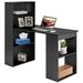 Ebern Designs Darryus Desk Wood in Black | 48 H x 48 W x 22 D in | Wayfair 68D7BCC470314761B9B52DB8364023AD