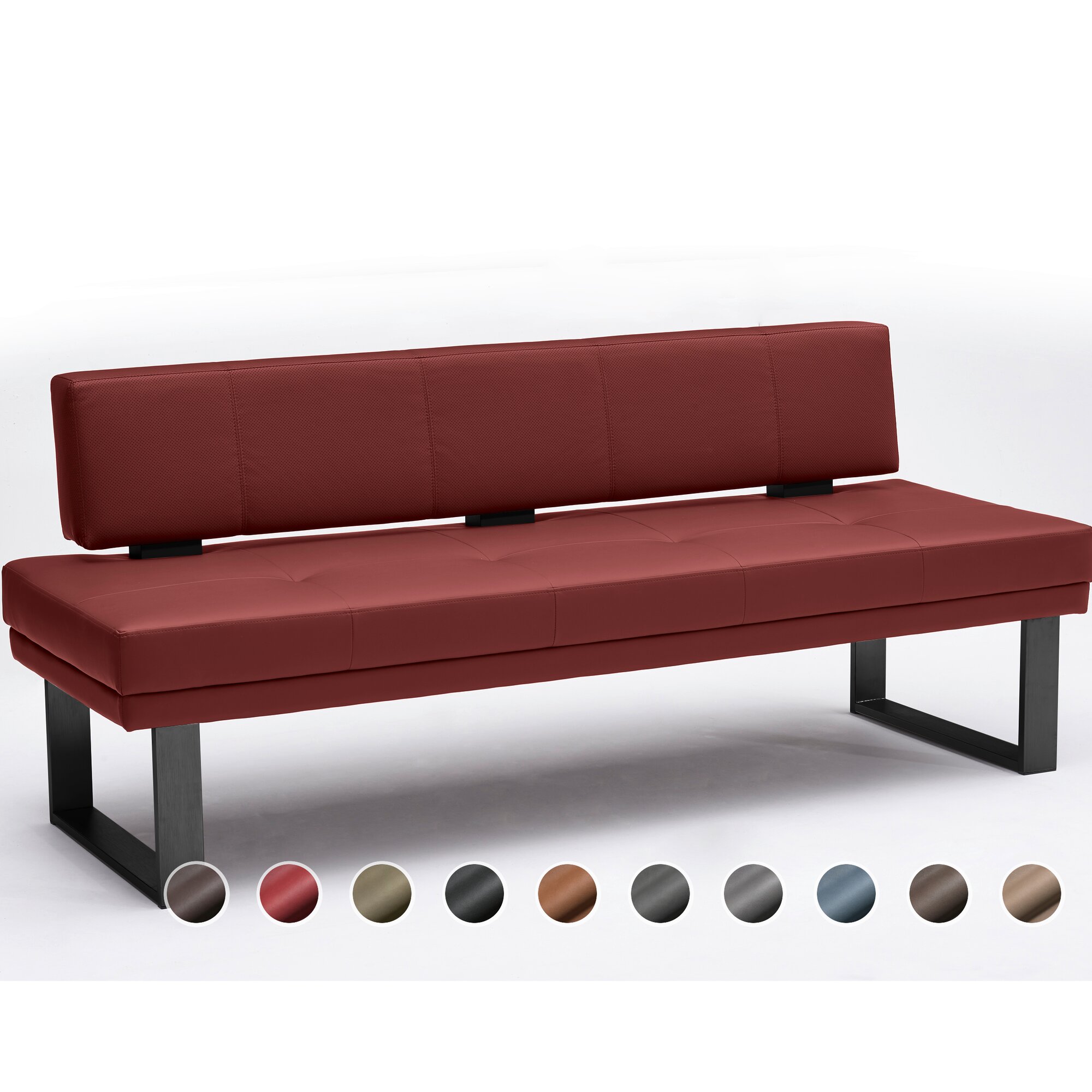 Schösswender »Manhattan« Polsterbank 480/606 182 cm / Gavin 22 cognac