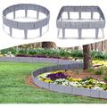 Bordure per aiuole e giardini Bordo in Plastica Flessibile per Giardino Bordi per giardini effetto