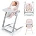 Babyjoy 3-in-1 Baby Swing & High Chair with 8 Adjustable Heights &