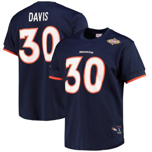 Denver Broncos Name und Nummer Denver Broncos mit Mesh-Rundhalsausschnitt