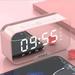 Wireless Bluetooth Speaker HD Led Display Multifunction Stereo Bass Speakers Alarm Clock FM TF Card Aux Music Playback.