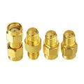 Eightwood SMA Female/male to RP-SMA Female/male RF Coaxial Coax Adapter Connector Kit