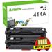 A Aztech 2-Pack Compatible for HP W2020A 414A Toner use with HP Color LaserJet Pro MFP M479dw M479fdn M454dw M454dn Printer (with Chip Black)