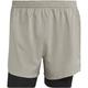 ADIDAS Herren D4R SHORT 2IN1, Größe XXL in Grau