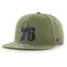Men's '47 Olive Philadelphia 76ers Ballpark Camo Captain Snapback Hat