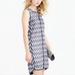 J. Crew Dresses | J. Crew Blue & White Ikat Shift Dress Size 8p | Color: Blue/White | Size: 8p